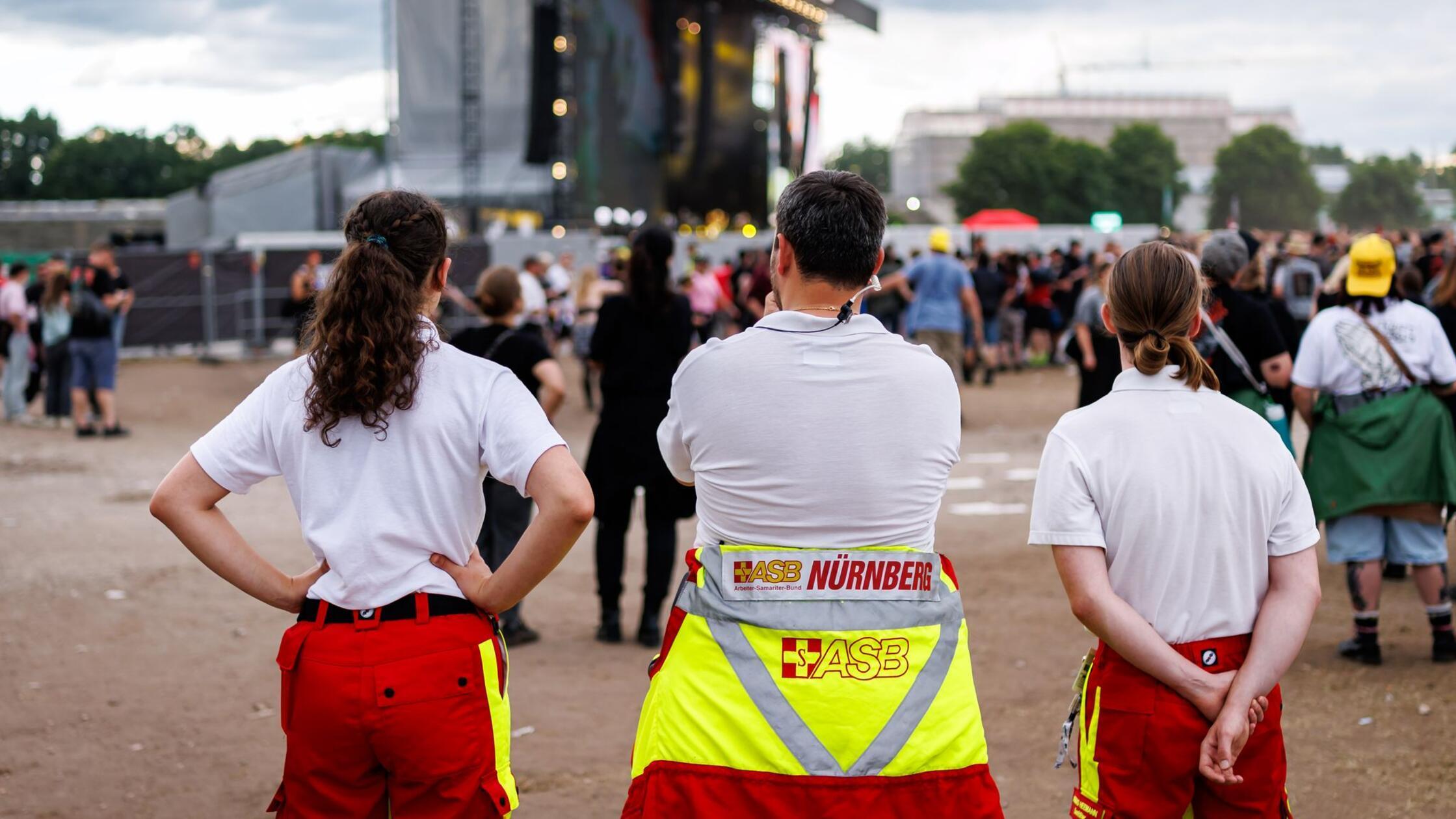 Rettungssanitäter vom ASB (Arbeiter-Samariter-Bund