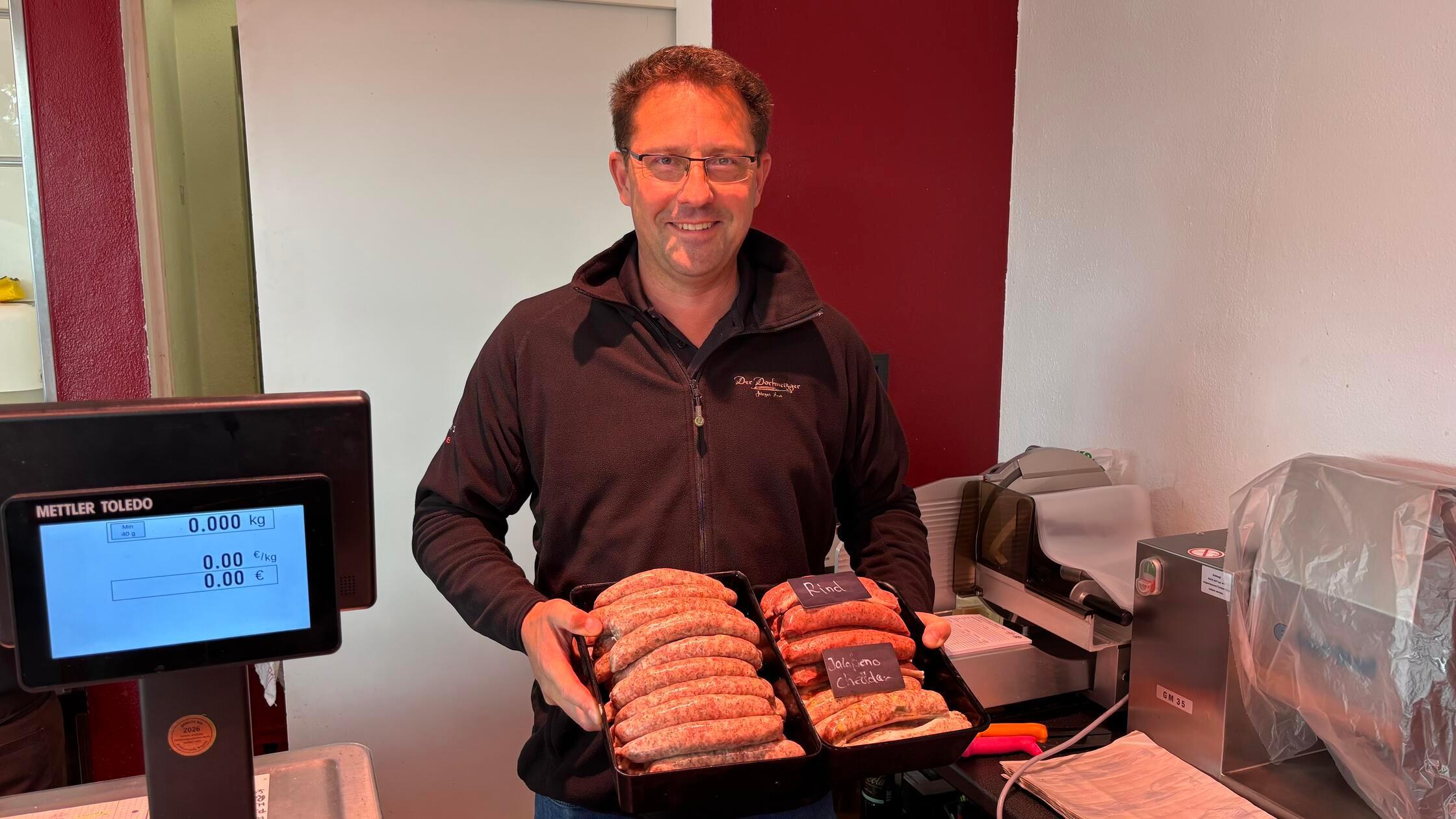 Dorfmetzger Jürgen Reck aus Möhrendorf