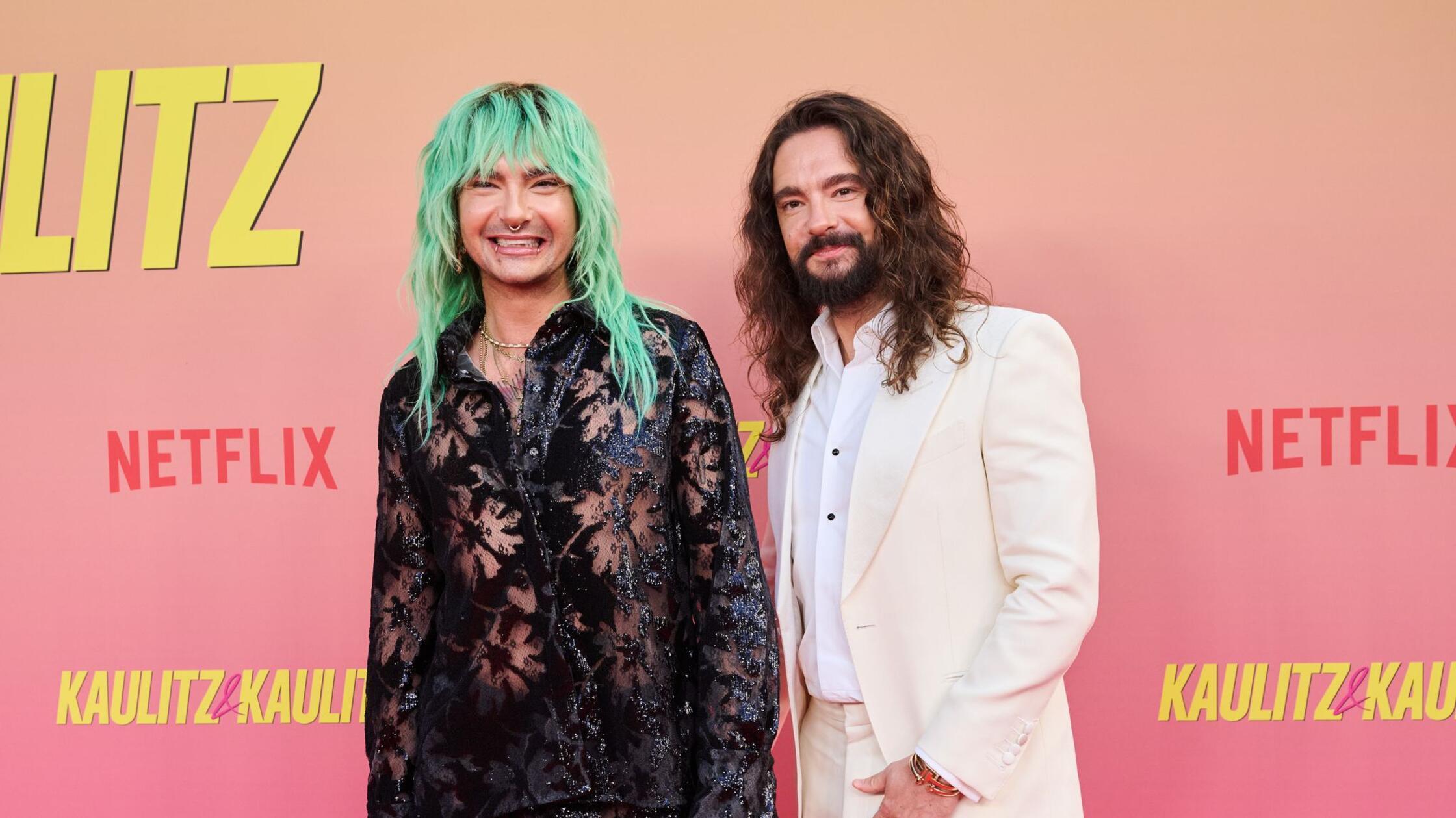 Die Brüder Bill (l) und Tom Kaulitz kommen im Juni