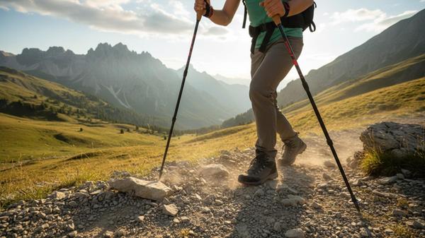 Trekking Stöcke Alpen Urlaub Wandern Sommerurlaub