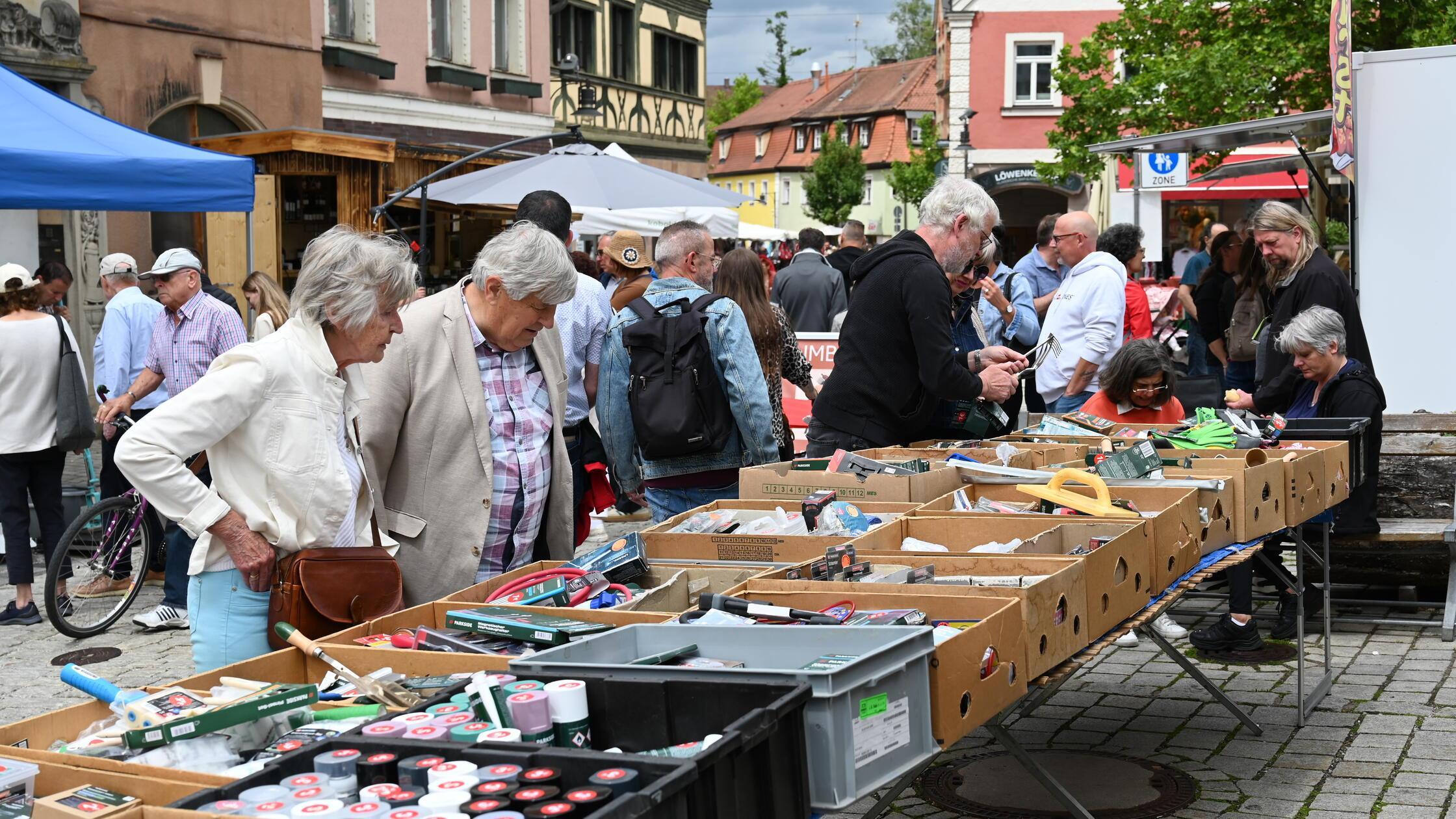 An Besuchern fehlt es den Rother Marktsonntagen ni