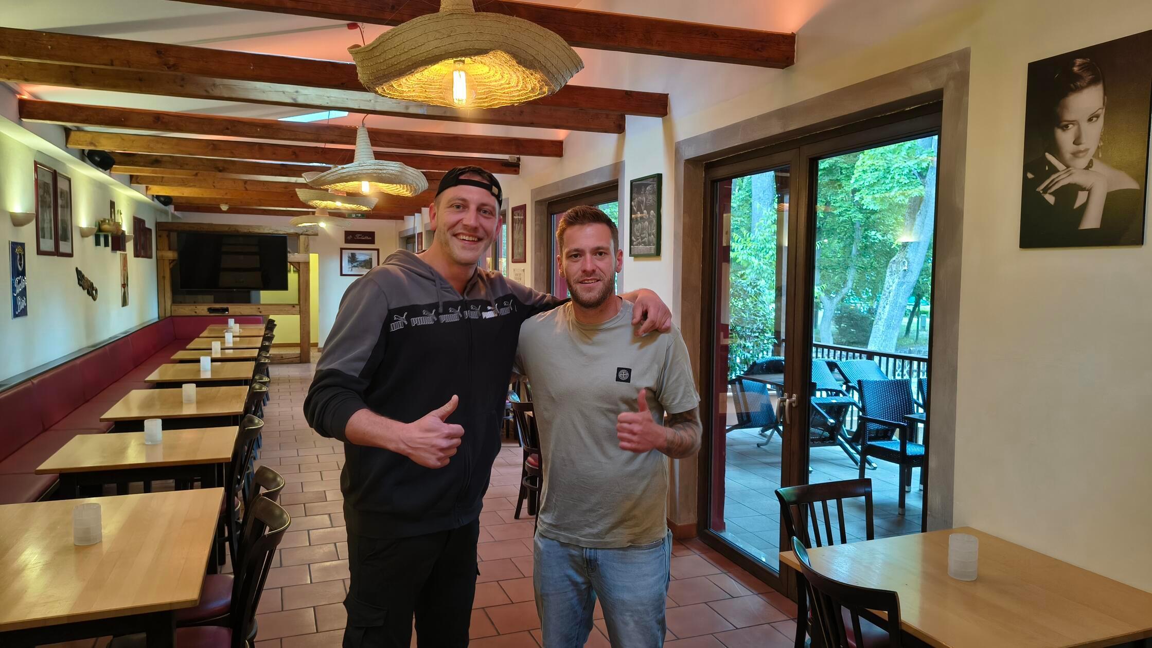 Max Lindner (links) und Nico Raab eröffnen am Frei
