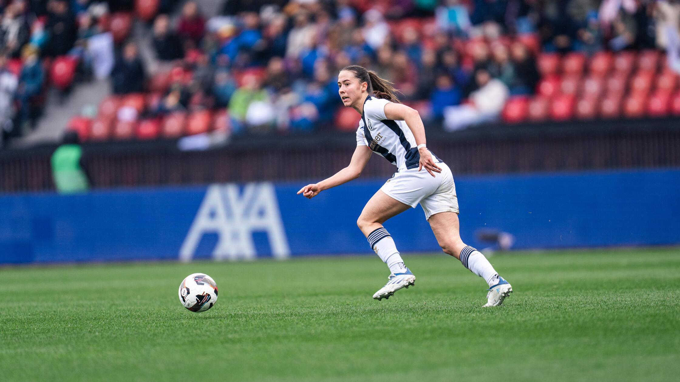 Amelie Schuster beim Schweizer Cup-Finale im Letzi