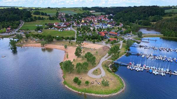 Brombachsee Enderndorf Strand Drohne