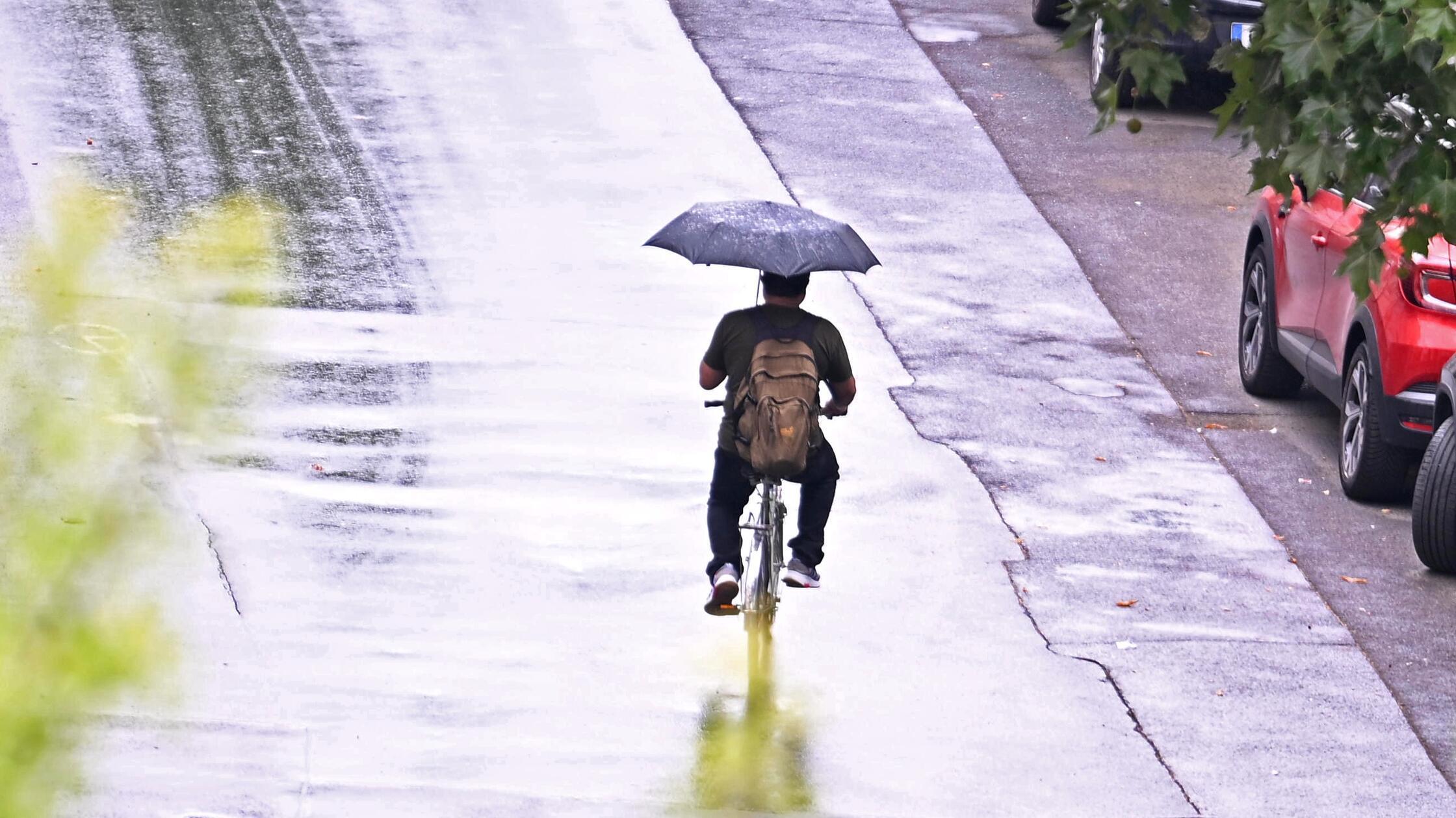 Regenwetter im Rhein-Main-Gebiet