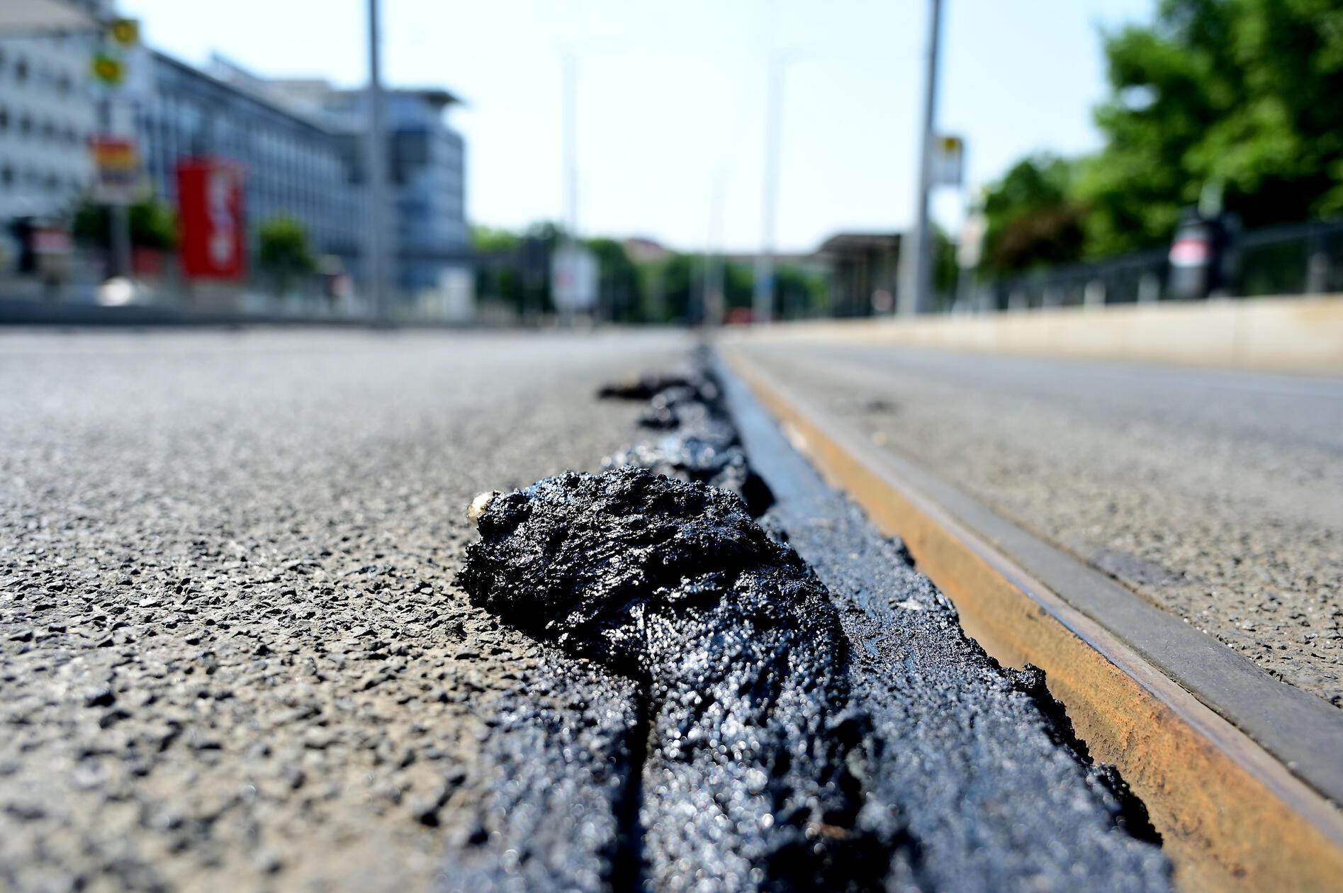 Auch am Rathenauplatz ist an Straßenbahnverkehr derzeit nicht zu denken.