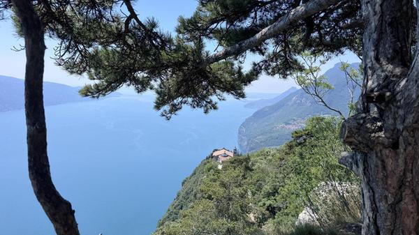 Ausblick vom Monte Cas.
