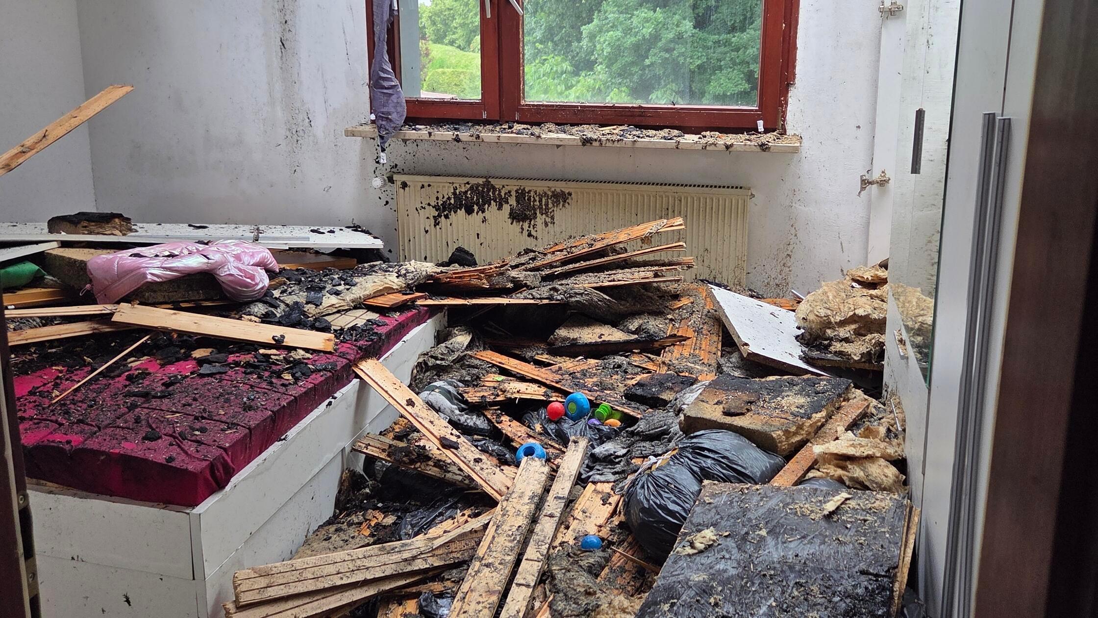 Brand Spitalwaldstraße Gunzenhausen 28.06.2026