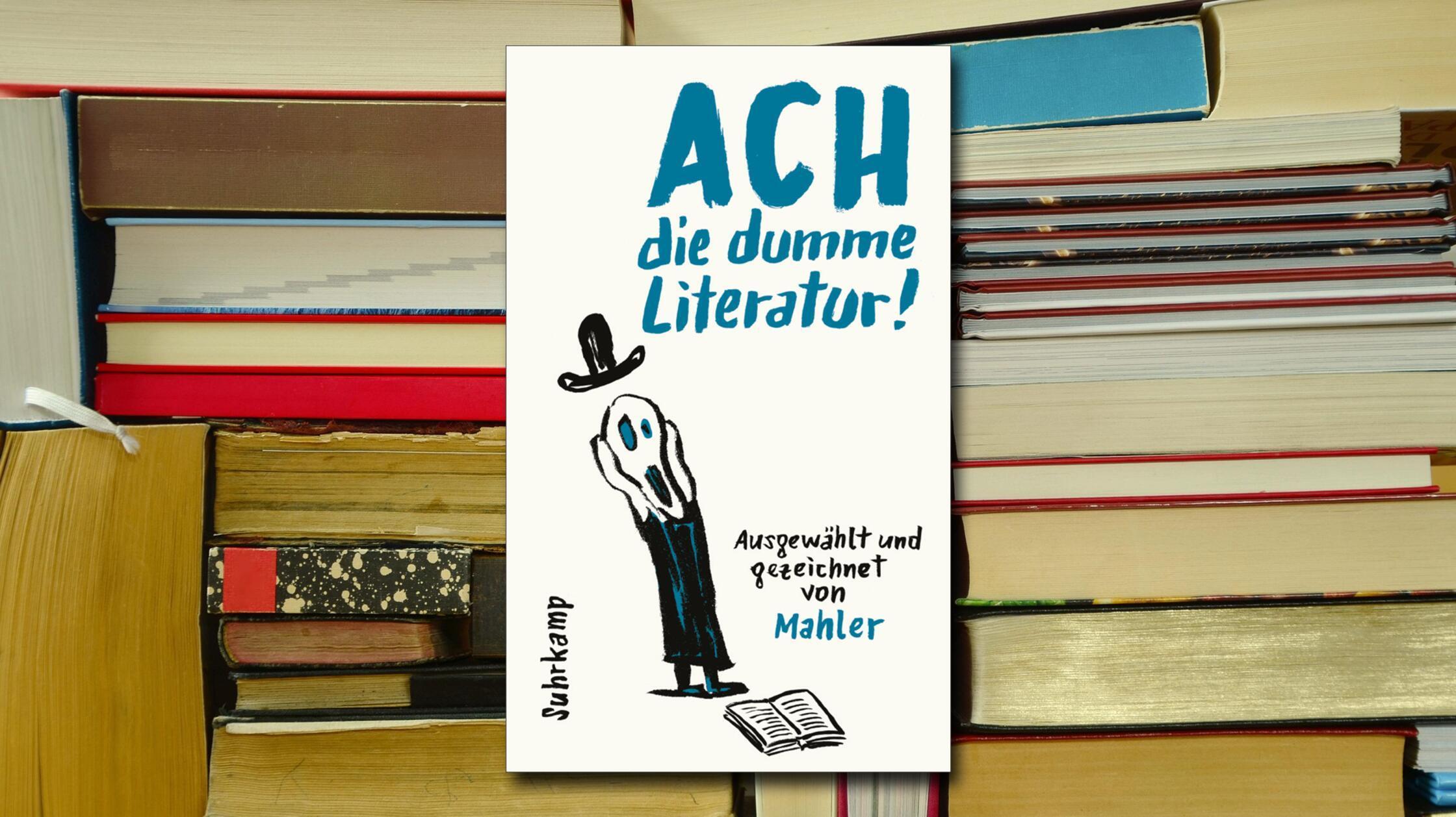 Immer diese leeren weißen Blätter, die gefüllt werden müssen. Immer diese Ideen, die nicht kommen wollen, wenn man sie braucht. Immer so viel Arbeit und Kopfzerbrechen für die paar Leser, die es dann am Ende wirklich lieben und verstehen oder auch nur kaufen. "Ach die dumme Literatur!", so seufzte einst Hermann Hesse, und Nicolas Mahler, der wunderbare Wiener Karikaturist, nahm den Ausruf als Titel für sein neues Büchlein über die Mühen des Schreibens. Ob Thomas Bernhard, Max Frisch oder Ingeborg Bachmann: Sie alle litten teils erbärmlich als Autoren - und geben nun, als tragikomische Tropfe im frech verknappten Mahler-Stil, doch irgendwie Schützenhilfe... Die Qual hat sich ja gelohnt! (Suhrkamp, 20 Euro) Wolf Ebersberger