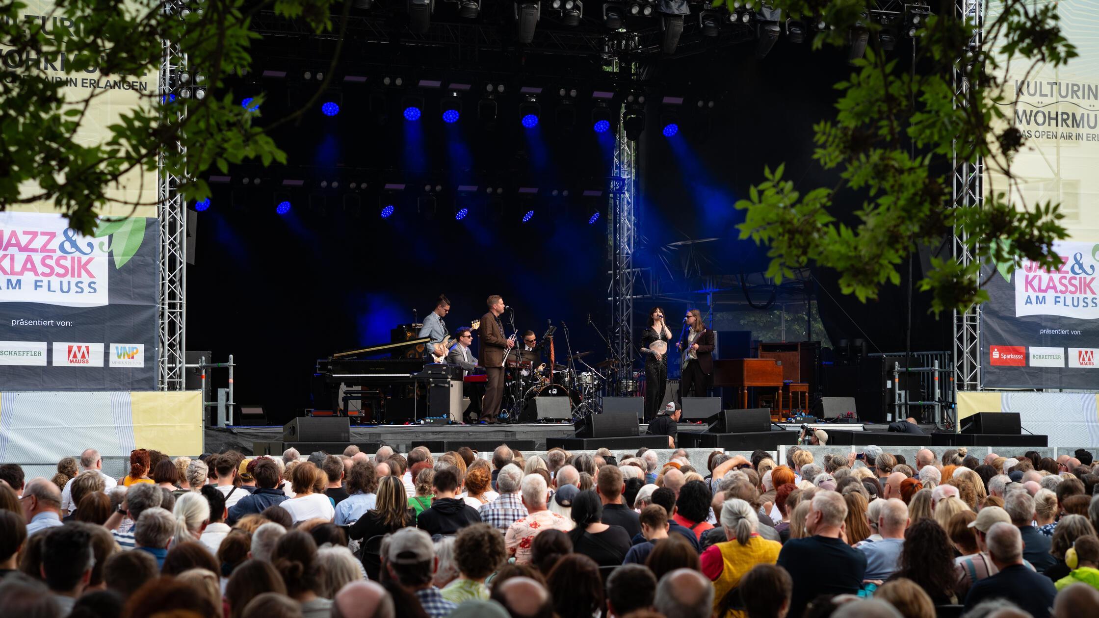 Ina Forssman und Gregory Porter bei Jazz am Fluss 