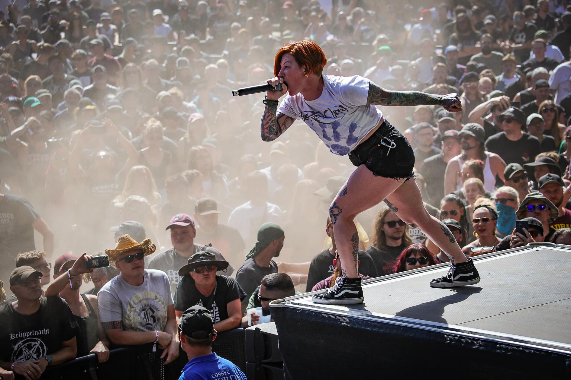 Als Metalcore mit maximaler Intensität wurden Walls of Jericho vorab angekündigt. Die Band wurde 1998 gegründet und stammt aus Detroit.
