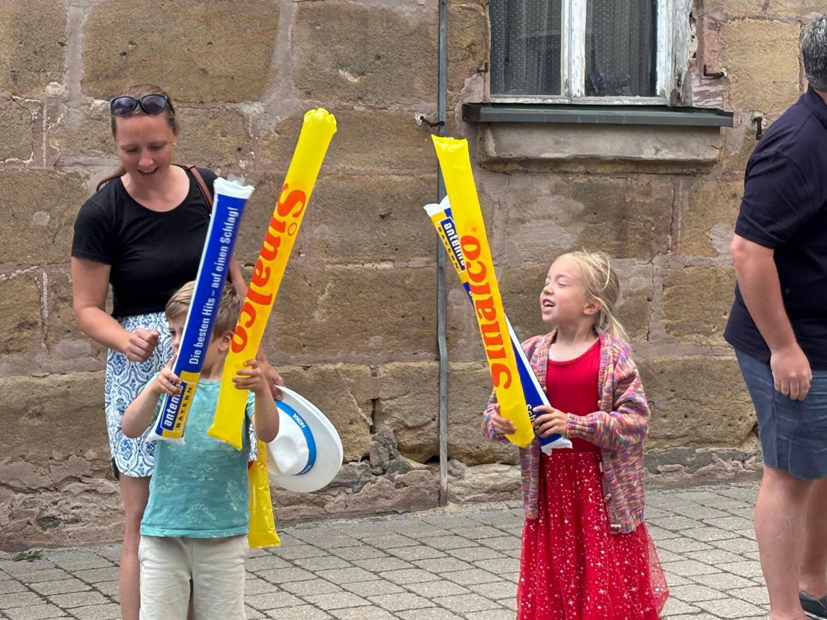 Auch die Kleinsten waren voll im Challenge-Fieber.