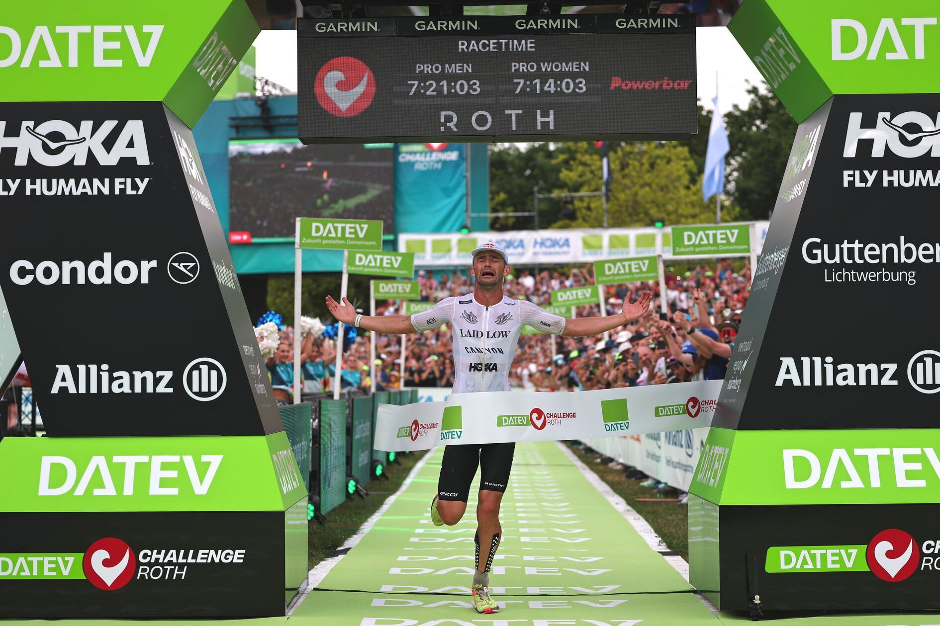 Sam Laidlow hat erneut die Challenge Roth gewonnen.
