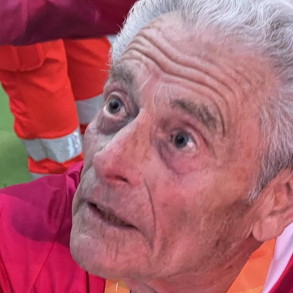 Bin überall, wo ich starte, der älteste Teilnehmer