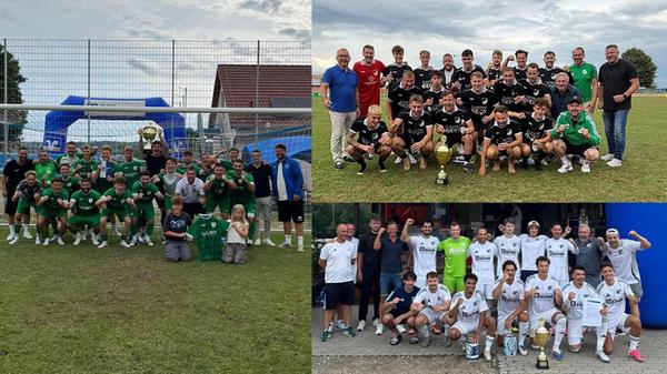 Die Siegerteams des VR-BankCup 2026: links der TSV