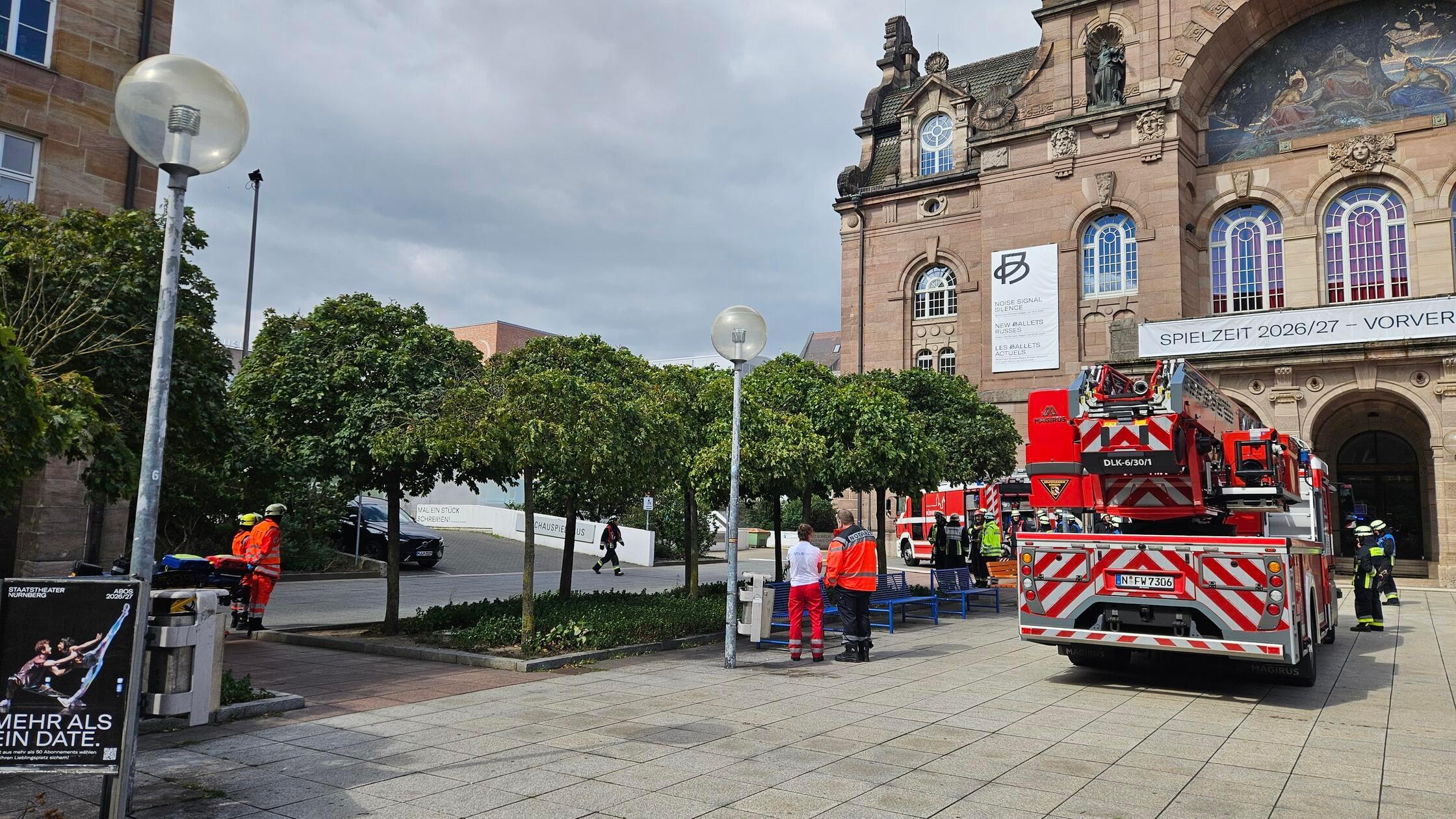 Ein Tiefgaragenbrand am Nürnberger Richard-Wagner-