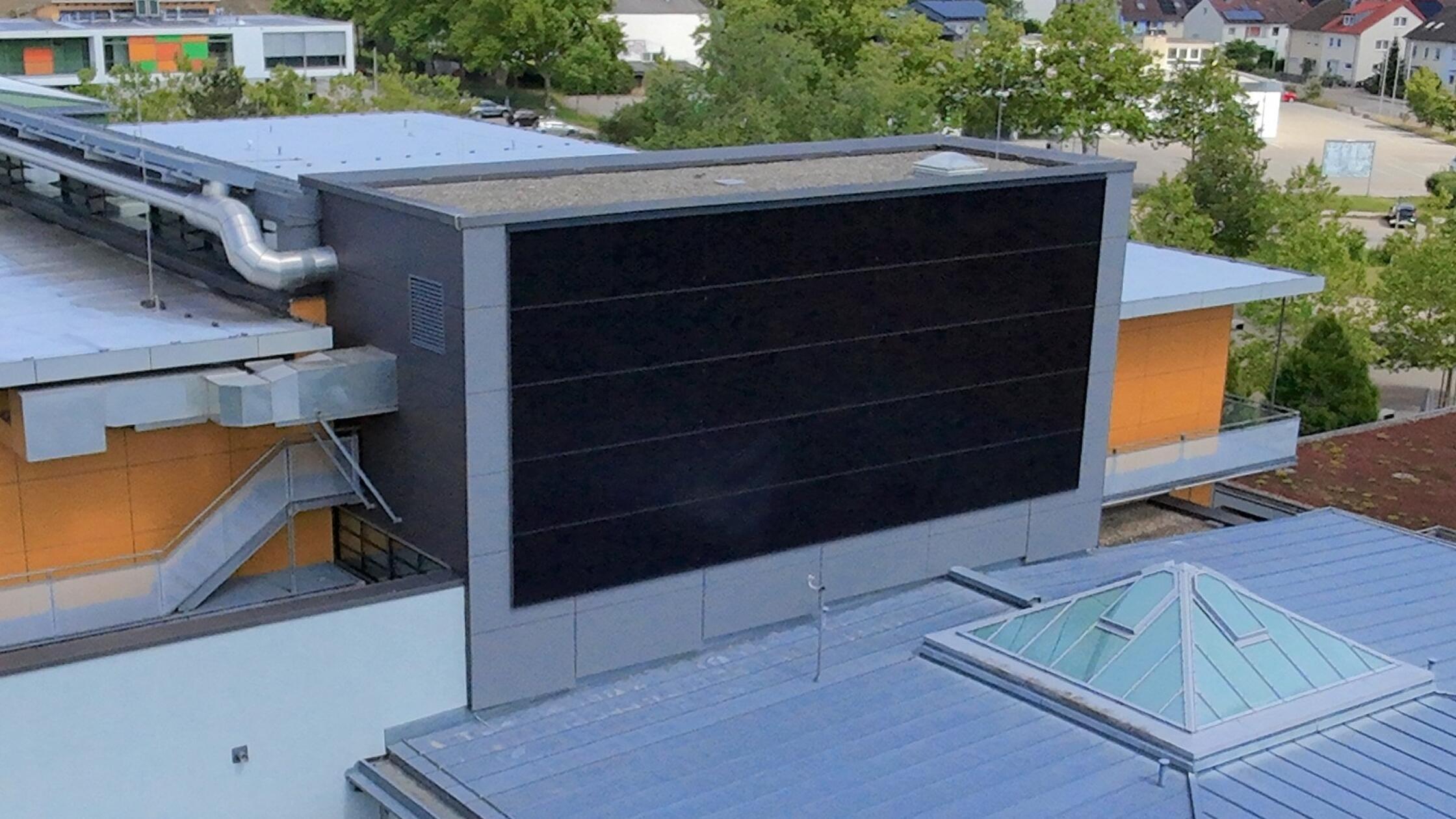 Fassaden-Photovoltaik Realschule Ansbach