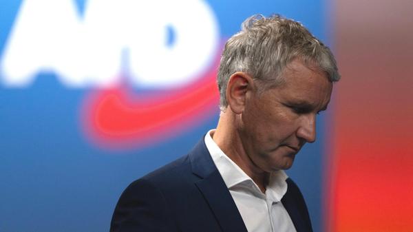 Björn Höcke, Vorsitzender der AfD in Thüringen, ni