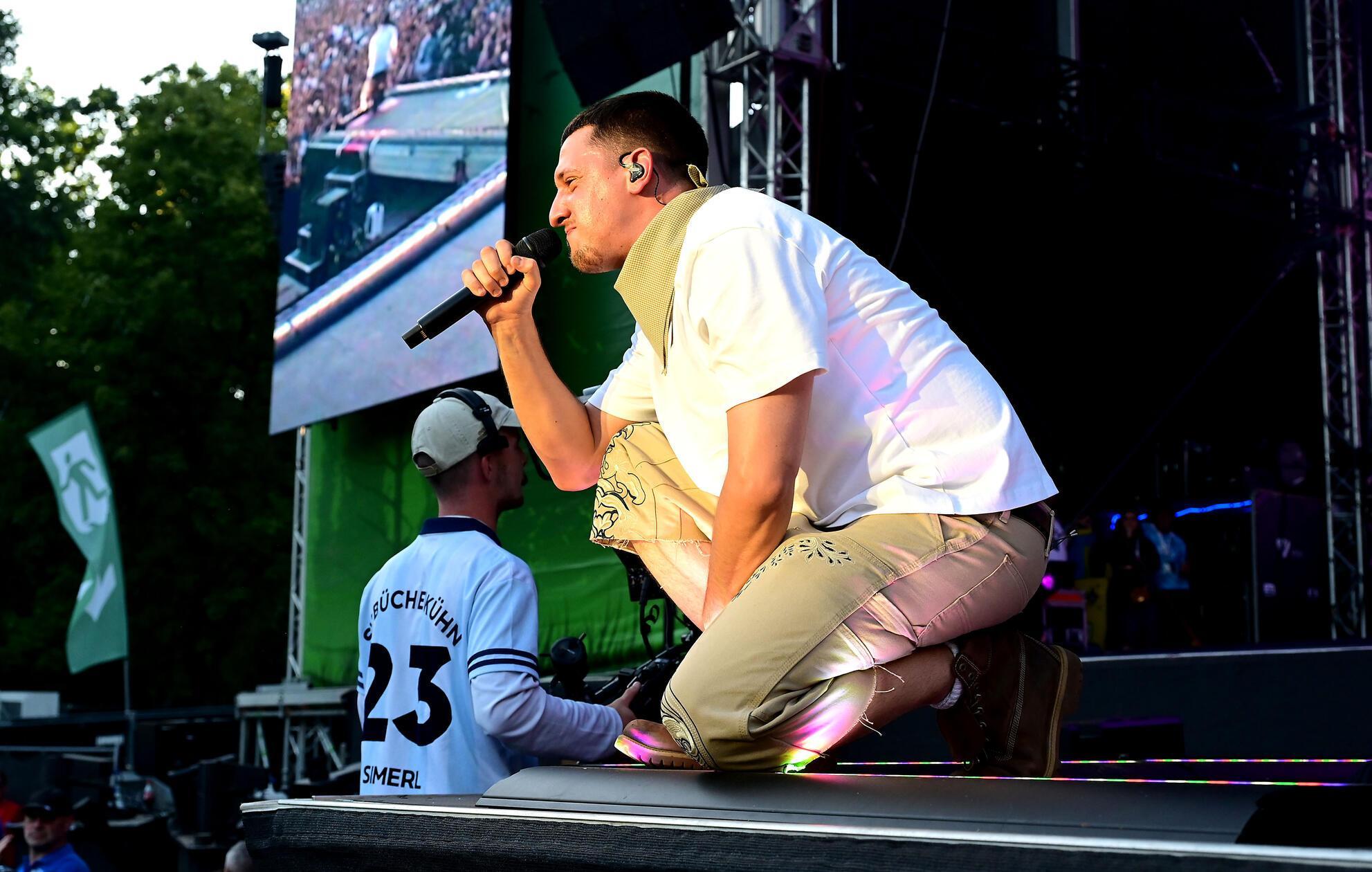 Das Konzert im Nürnberger Stadionpark war restlos ausverkauft.