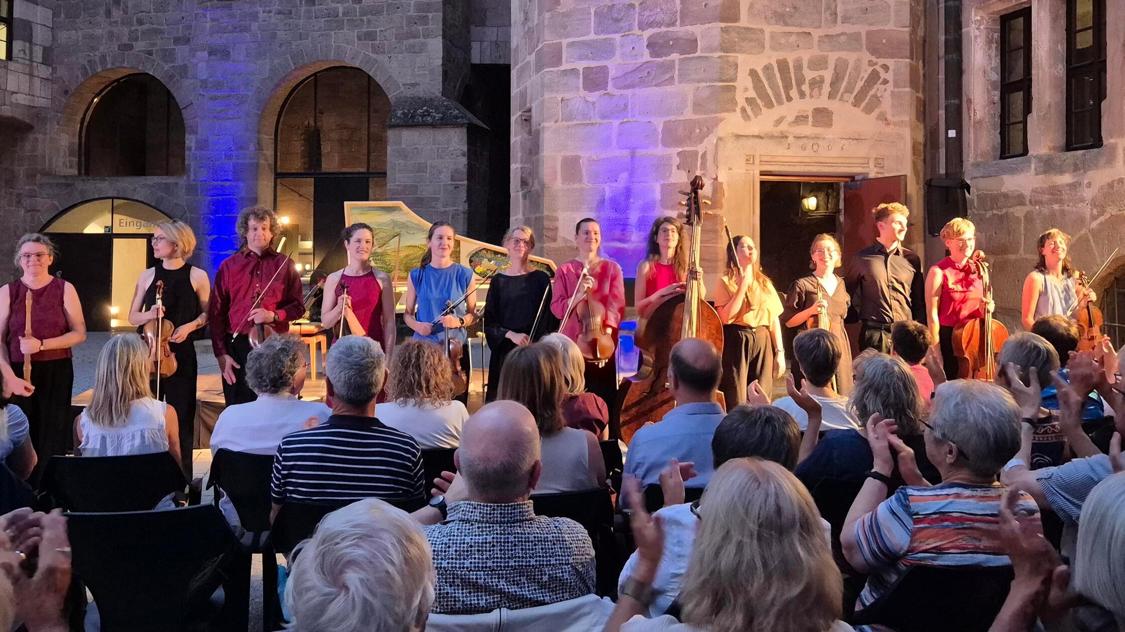 Abendstimmung beim Open Air der Pisendel-Gesellsch