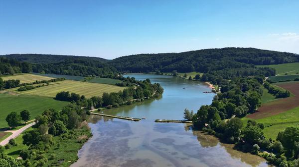 Hahnenkammsee Hechlingen Drohne