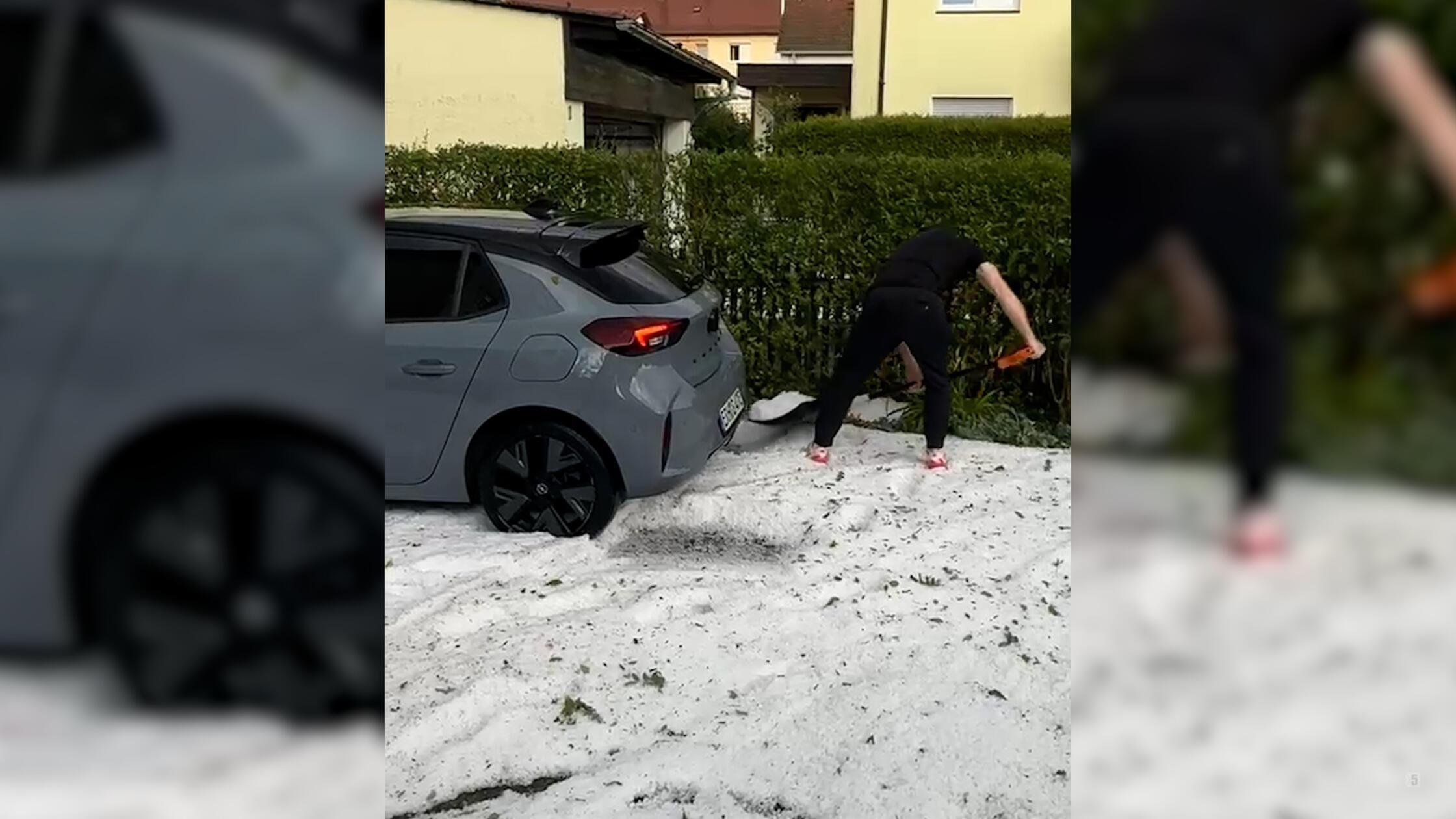 Starke Unwetter haben am Dienstag (14.07.2026) Tei
