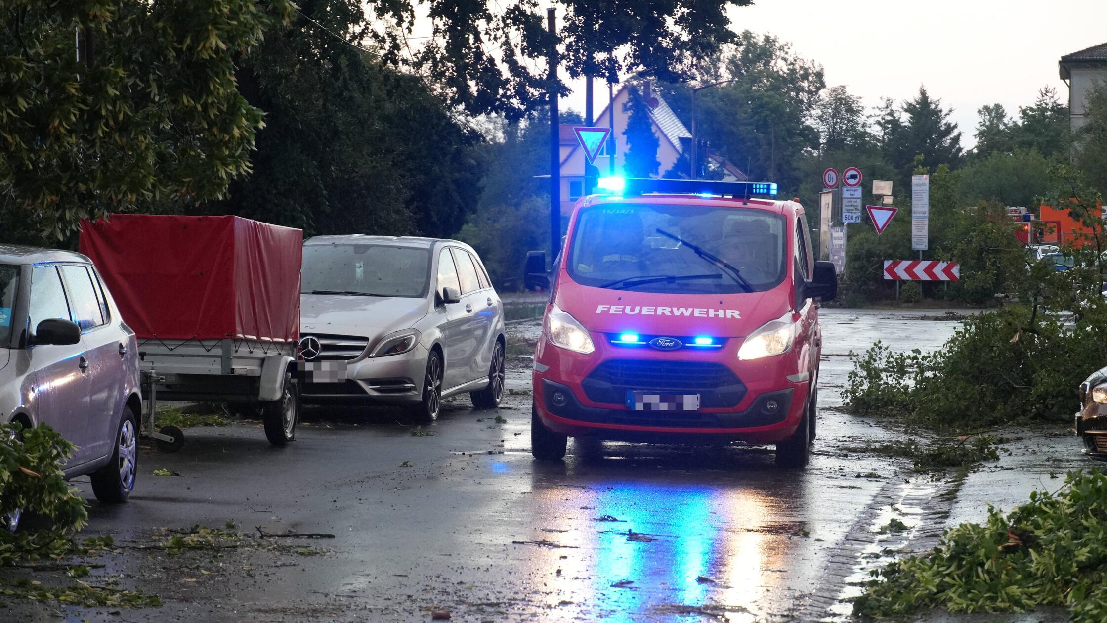 Unwetter Schäden Fürther Norden