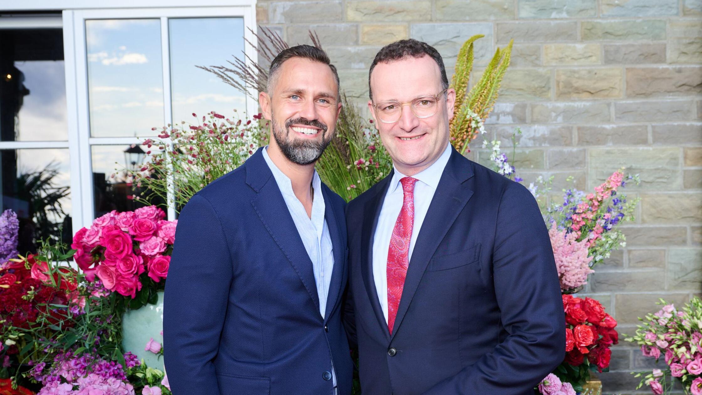 Jens Spahn (r,CDU), Fraktionsvorsitzender der Bund