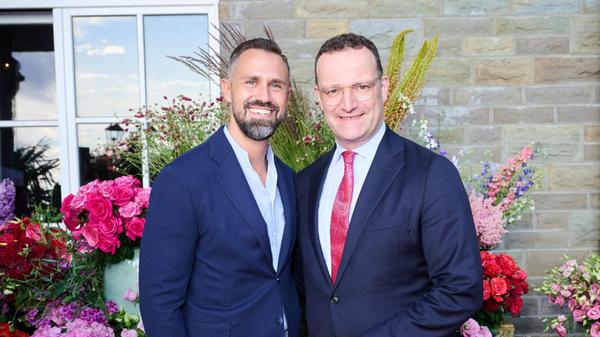 Jens Spahn (r,CDU), Fraktionsvorsitzender der Bund