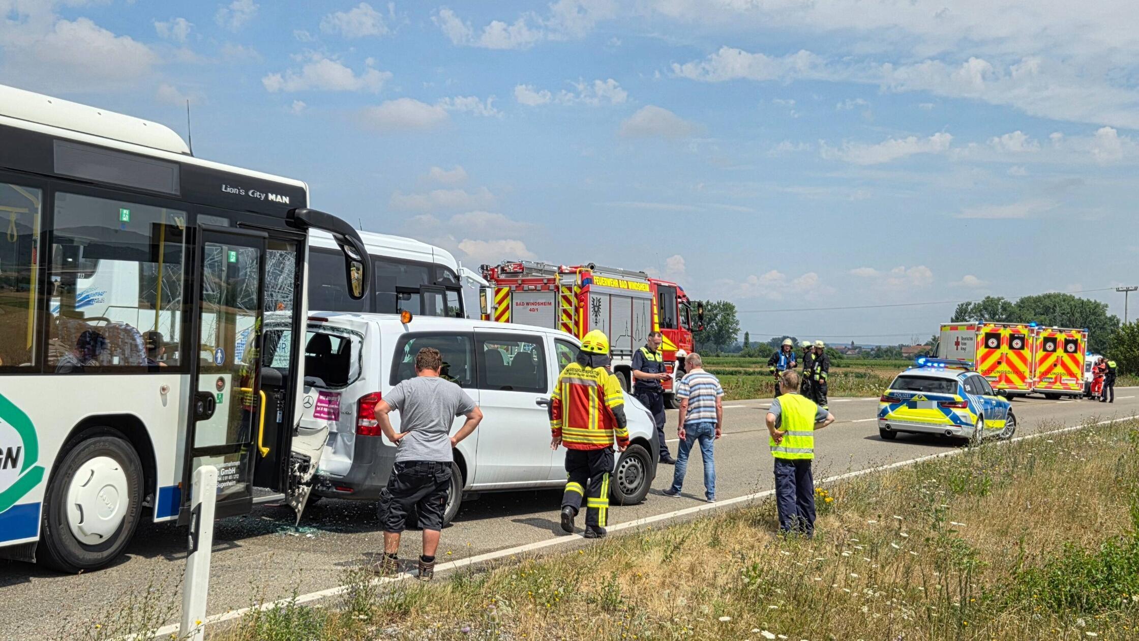 Unfall Schulbus Bad Windsheim