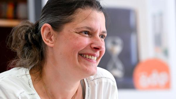 Agnes Becker, Vorsitzende der ÖDP Bayern, nimm an