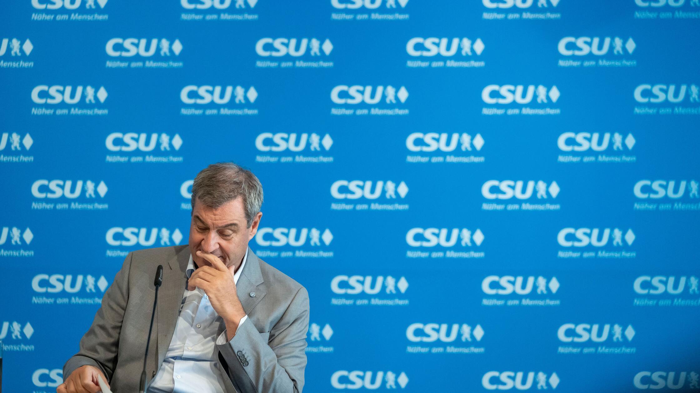 13.07.2026, Bayern, München: Markus Söder, CSU-Par