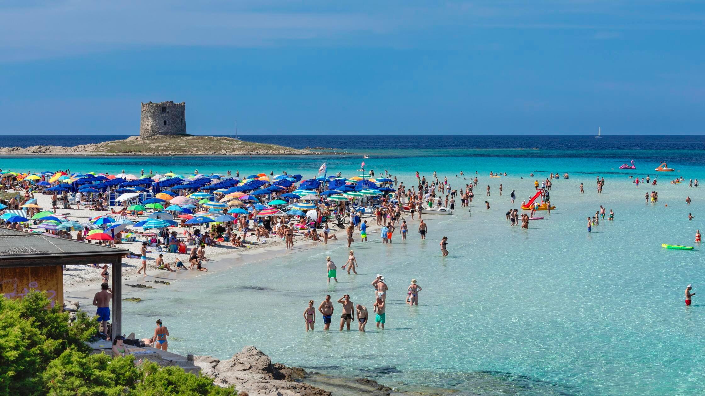 Strand la Pelosa, Golf von Asinara, Stintino, Prov