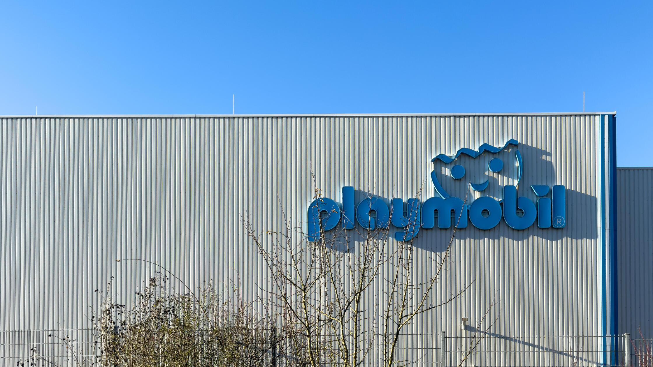Die Playmobil-Fabrik in Dietenhofen, Deutschland. 