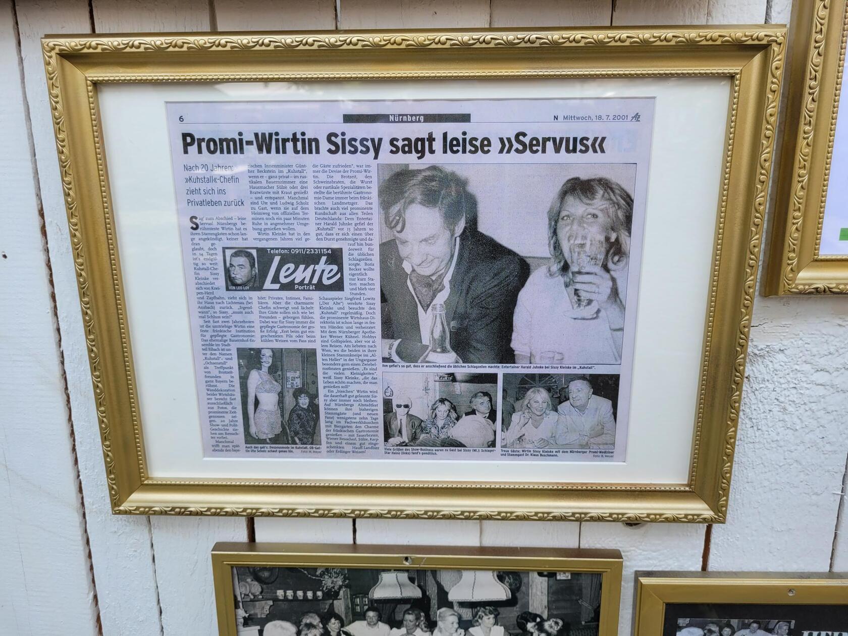 Die lokalen Medien berichteten von den prominenten Besuchen im Kuhstall - das möchte jetzt Chris Wagner mit Thomas Halota und Viki Freund wieder aufleben lassen. Hier sollen aber nicht nur Promis, sondern auch alle Nürnberger eine Anlaufstelle finden. 