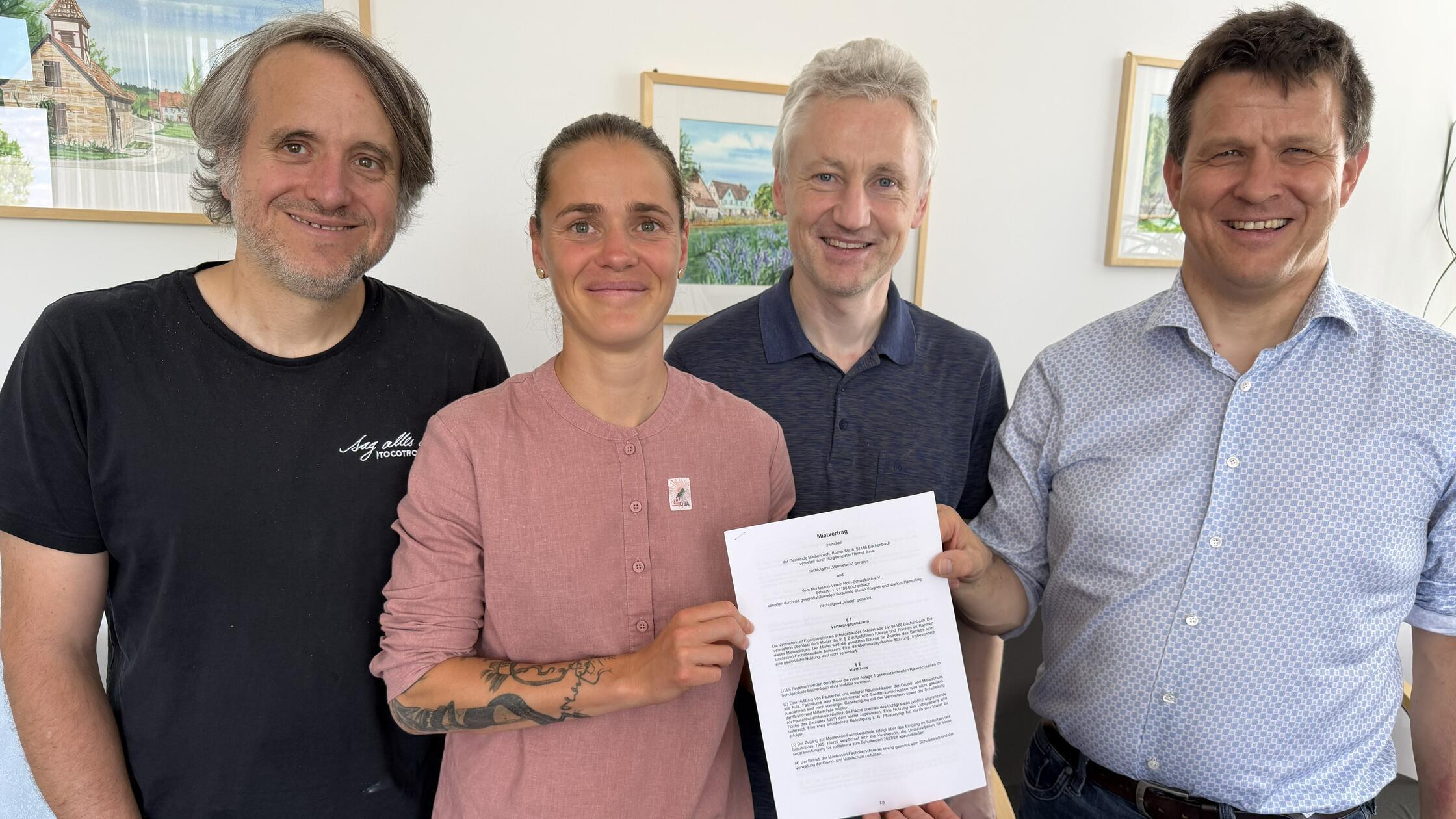 Stephanie Grießemer für die Schulleitung mit Bürge