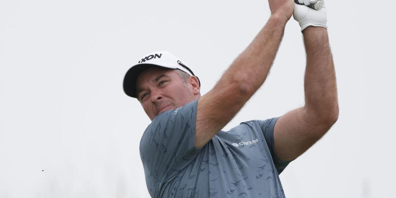 Golfer Ryan Fox during the third round of the British Open.