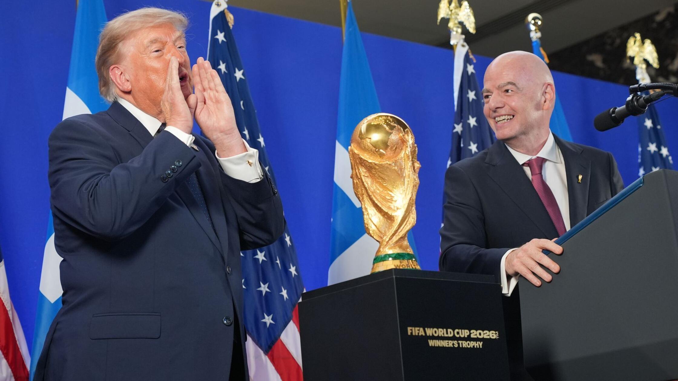 US-Präsident Donald Trump und FIFA-Präsident Giann
