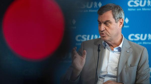 13.07.2026, Bayern, München: Markus Söder, CSU-Par