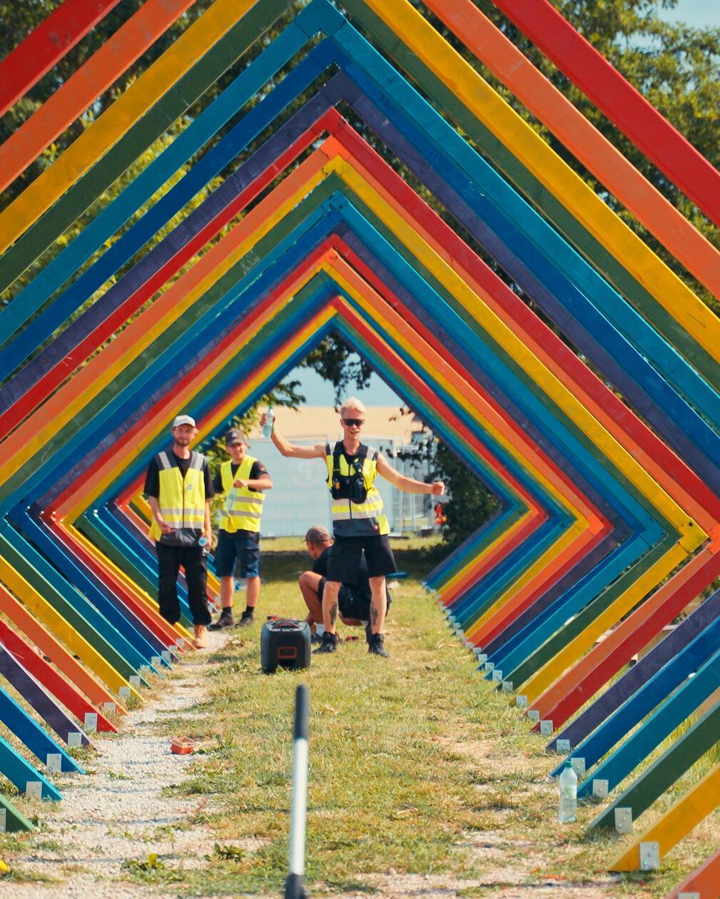 Auch der Bereich rund um den Weiher wird erweitert. Dort entstehen ein neuer Rainbowwalk, 
eine Schaukel und zusätzliche Sitzmöglichkeiten.