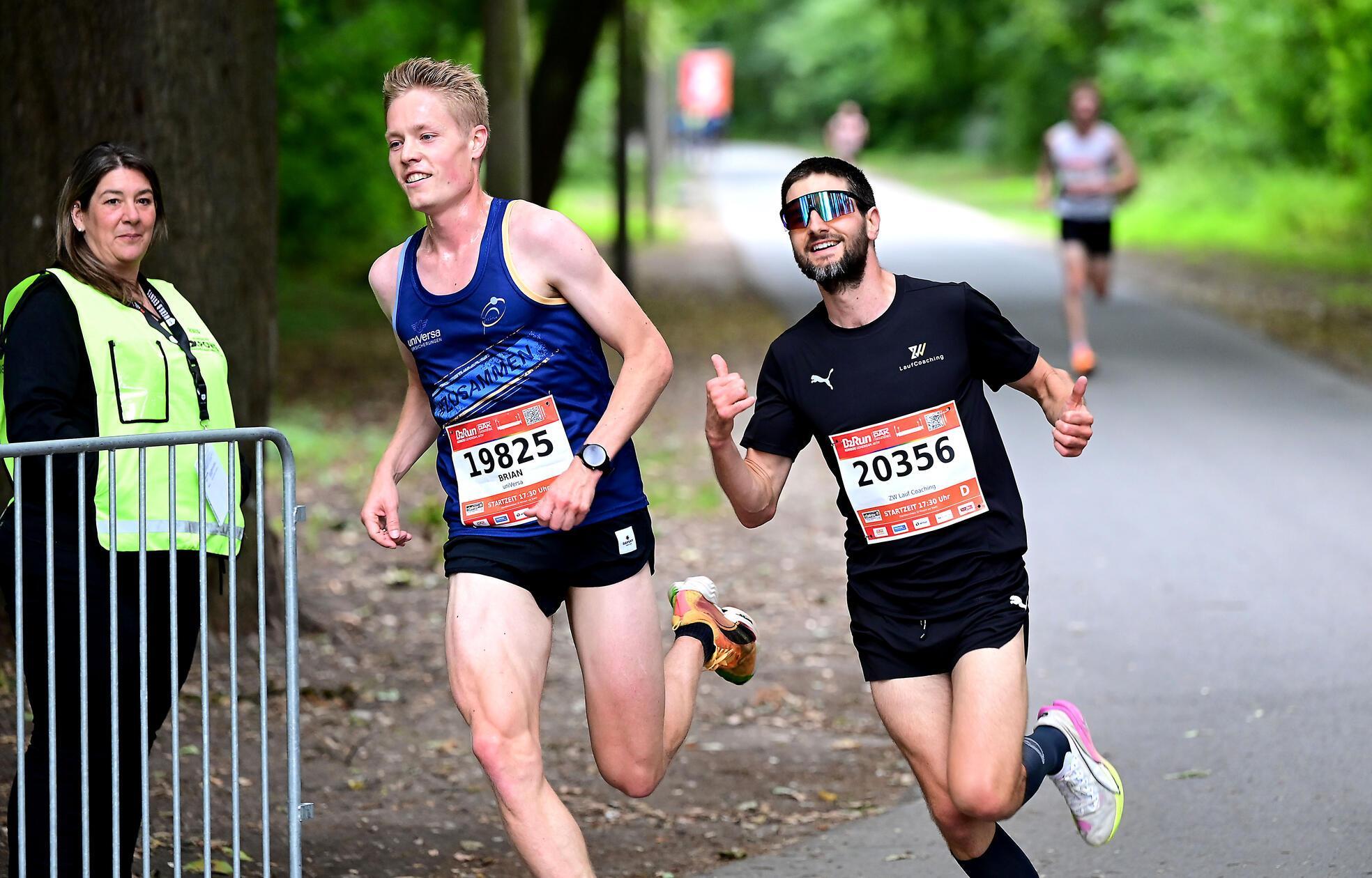 Mit der Startnummer 19825 gewann Brian Weisheit den diesjährigen Lauf. Konstantin Wedel (Startnummer 20356) lief als Zweiter über die Ziellinie.