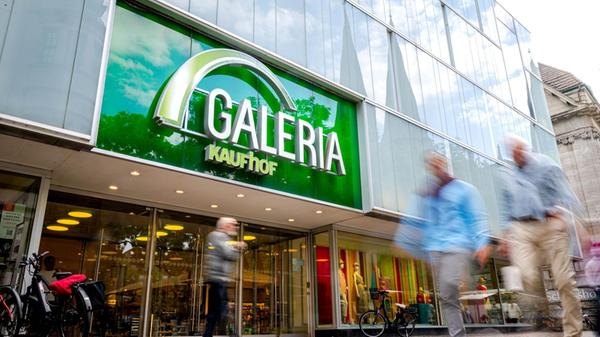 Eine Filiale der Kaufhauskette Galeria Kaufhof in