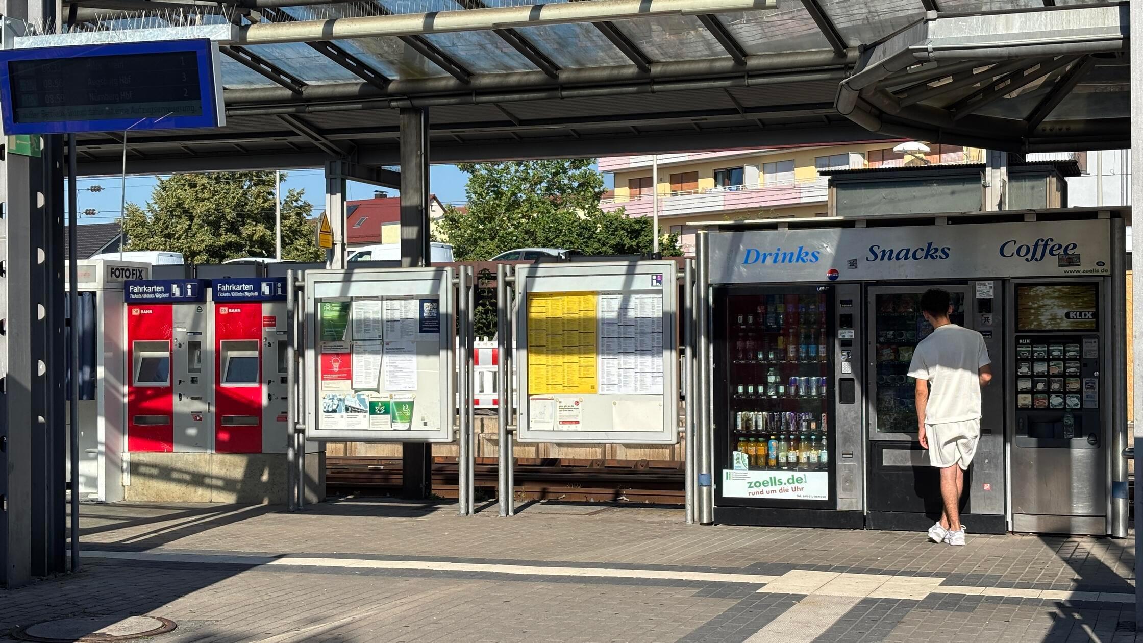 Bahnhof Roth Baumaßnahmen Zugausfall P+R Parkplatz