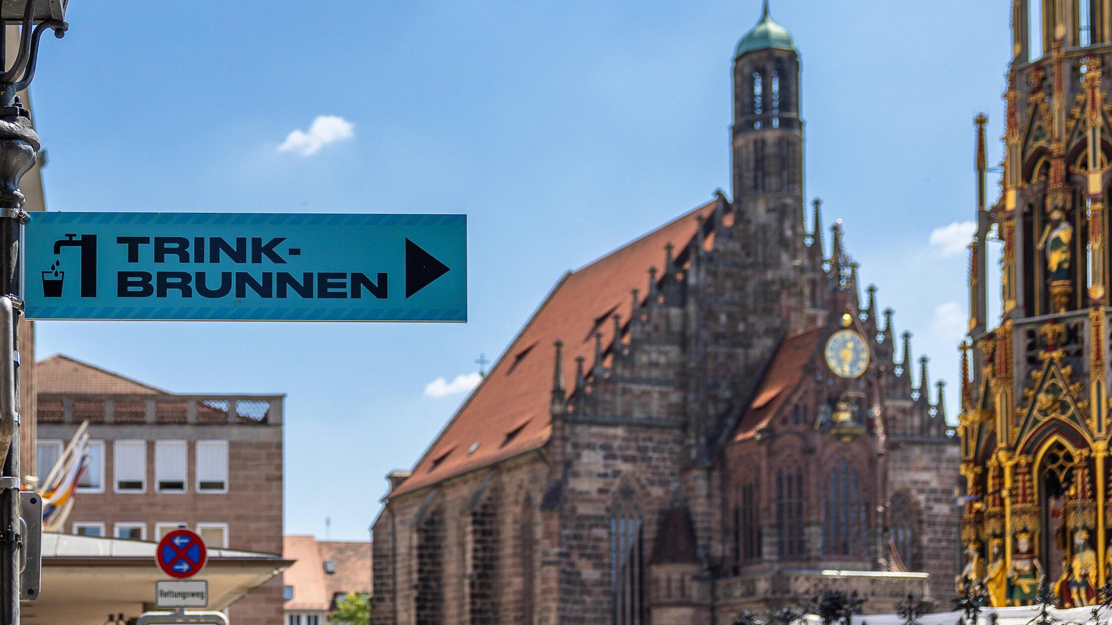 Deutschland erlebt anhaltende Hitzewelle, Nürnberg