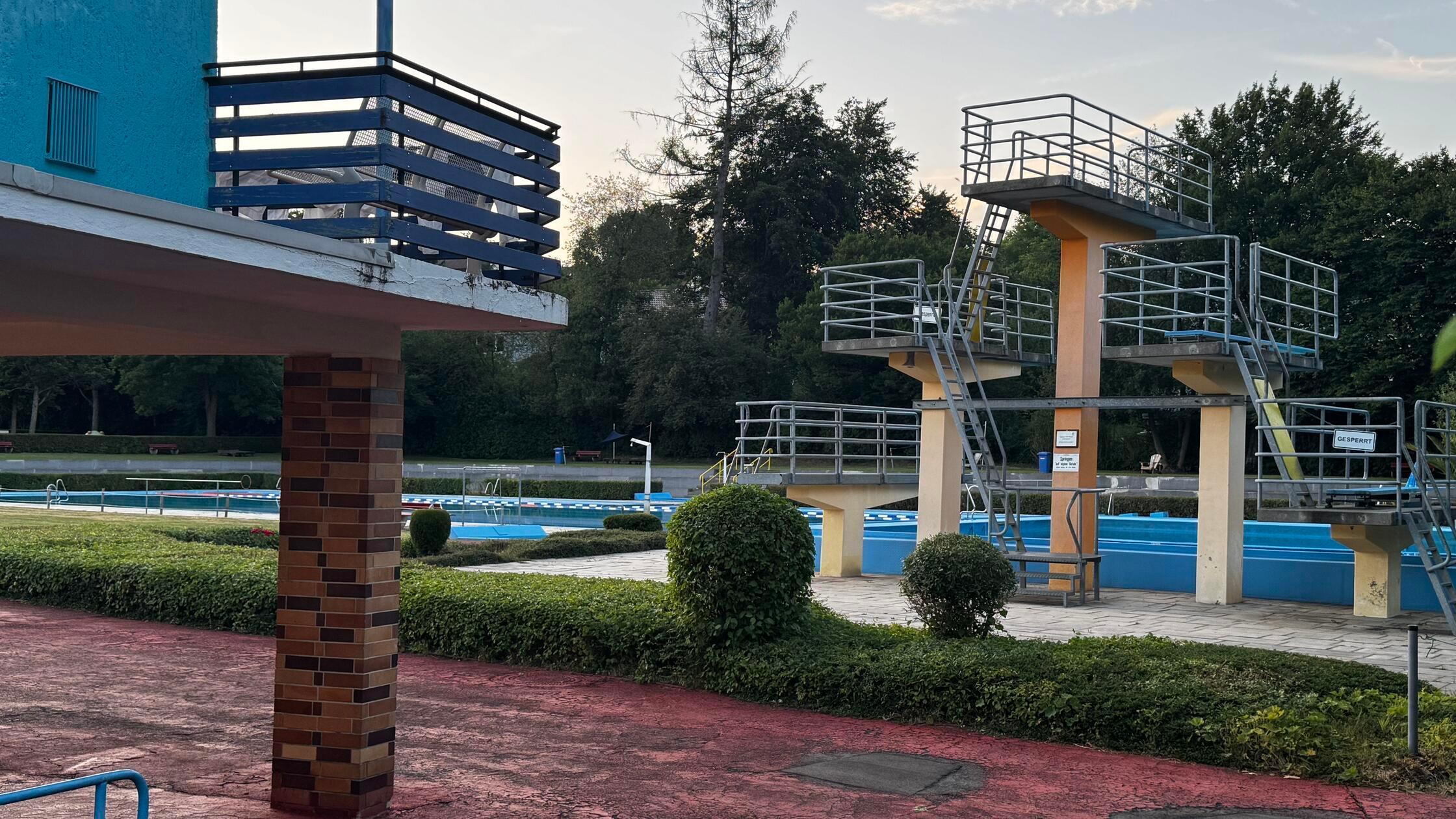Nach einem Badeunfall im Freibad im oberfränkische