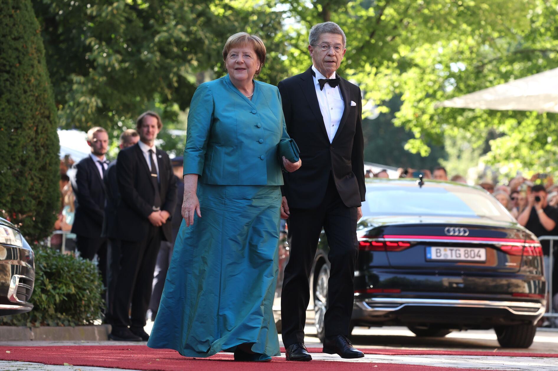Die ehemalige Bundeskanzlerin Angela Merkel und ihr Mann Joachim Sauer gehören seit vielen Jahren zu den Stammgästen am Grünen Hügel.
