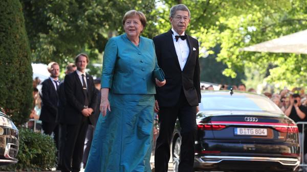 Die ehemalige Bundeskanzlerin Angela Merkel und ihr Mann Joachim Sauer gehören seit vielen Jahren zu den Stammgästen am Grünen Hügel.