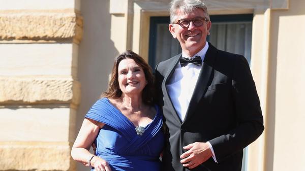 Wolfram Weimer, Staatsminister für Kultur und Medien, und seine Frau Christiane Goetz-Weimer gehörten ebenfalls zu den Gästen der Jubiläumsveranstaltung in Bayreuth.