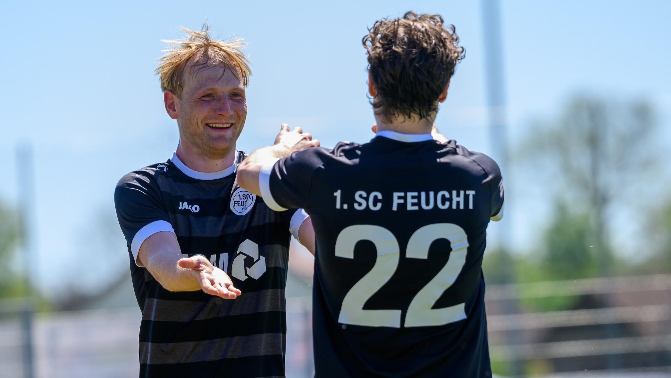SC Feucht Philipp Nutz und Julian Rauch Freude Jub