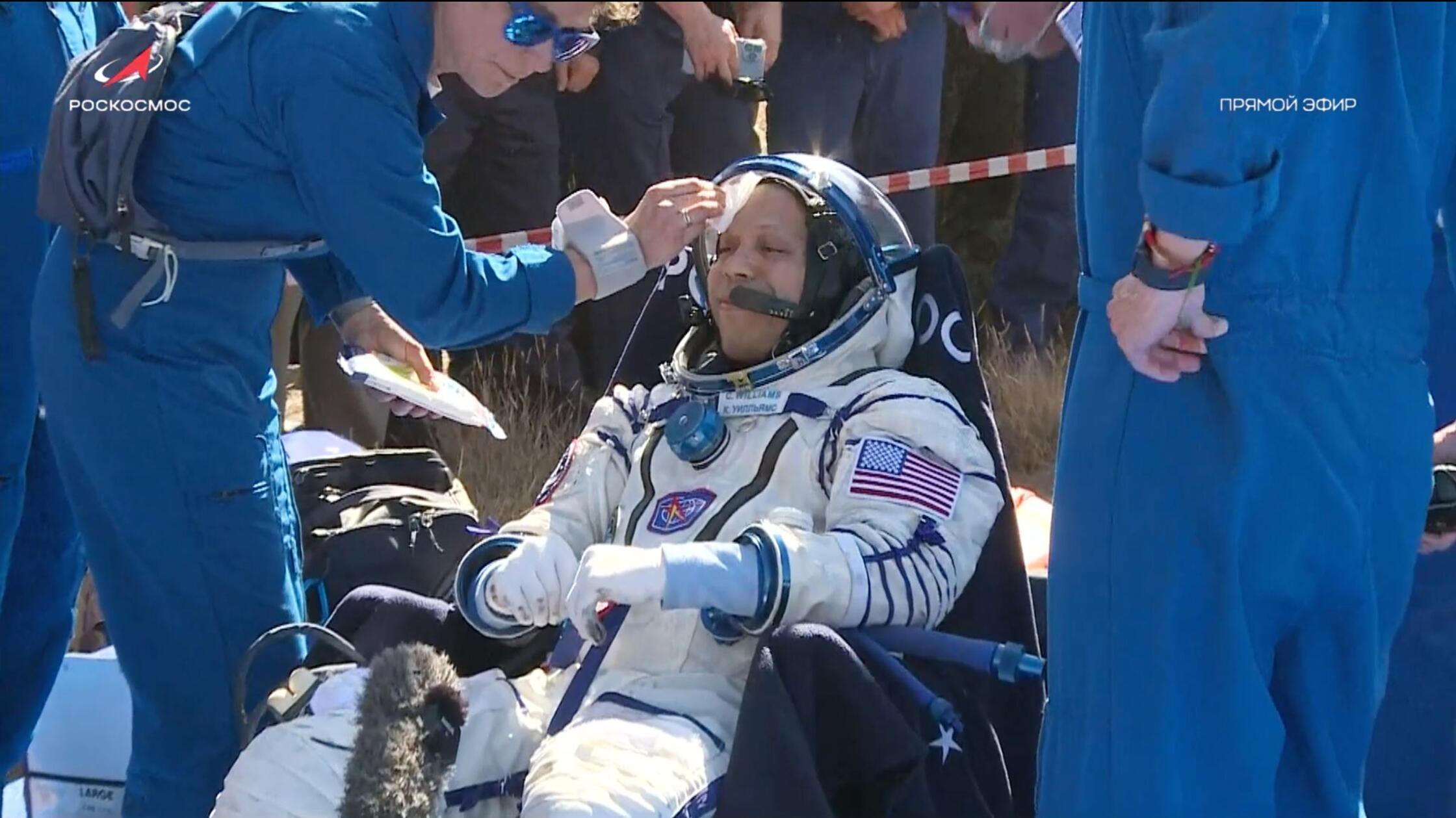 Drei Raumfahrer von der ISS zurückgekehrt